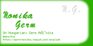 monika germ business card